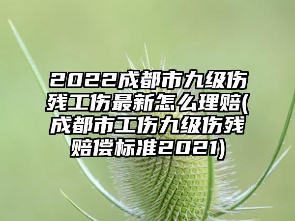 2022成都市九级伤残工伤最新怎么理赔(成都市工伤九级伤残赔偿标准2021)