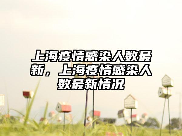 上海疫情感染人数最新,上海疫情感染人数最新情况